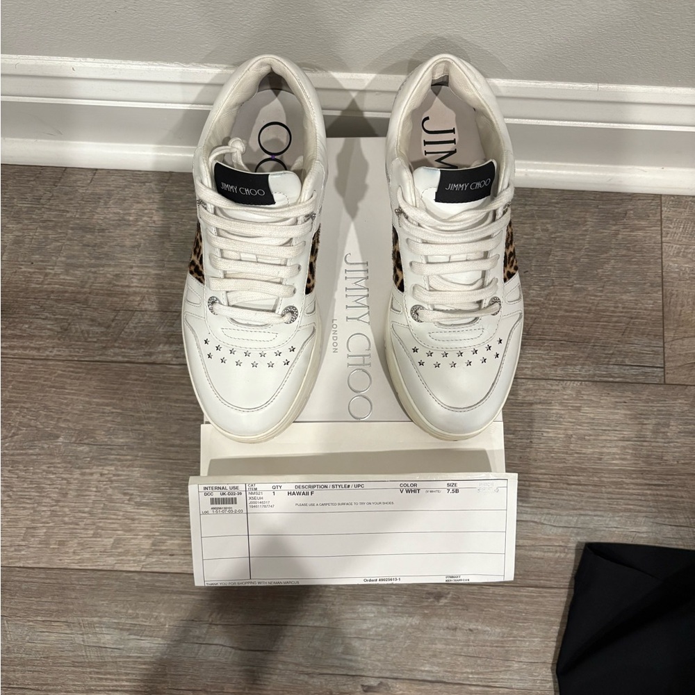 Jimmy Choo Women’s Hawaii Sneakers - Picture 2 of 6